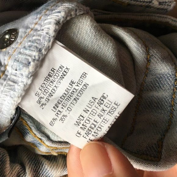 THEORY DENIM SHORTS MID RISE LIGHT WASH SIZE 26‎ - Picture 7 of 8